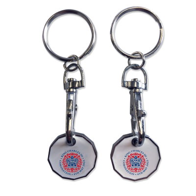 Trolley Coin Keyring Printed - Coronation