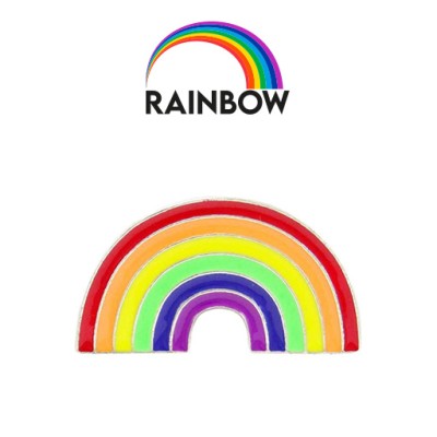 Rainbow Soft Enamelled Pin Badges