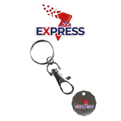Express Metal Trolley Coin Printed
