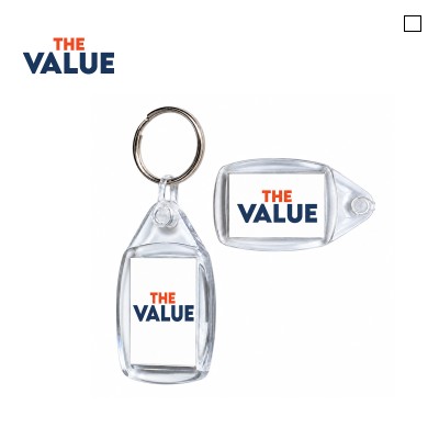 Value Plastic Keyring