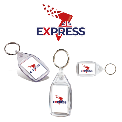 Express Plastic Keyring