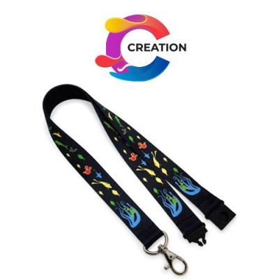 1 (25mm) Dye-sublimation lanyards